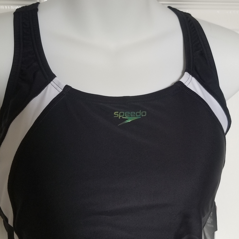 Gorgeous splice high cut Speedo swimsuit